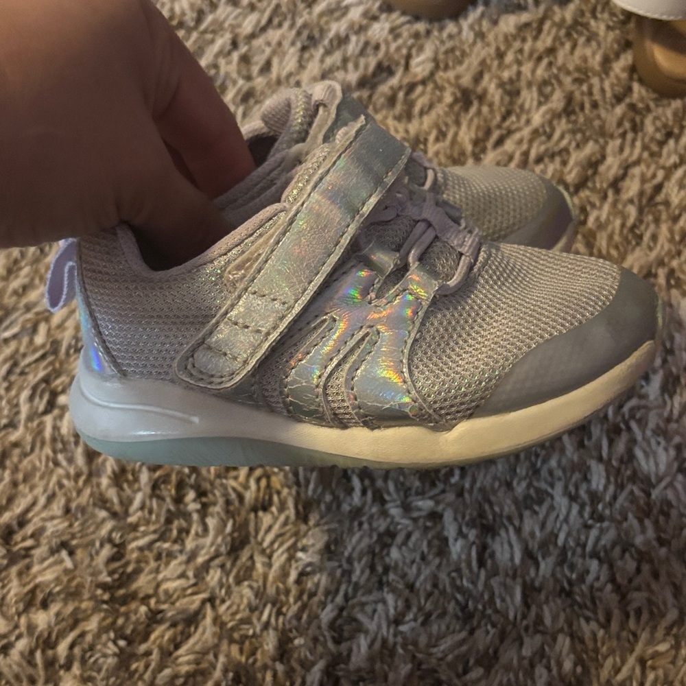 Stride Rite Kids Sneakers - Silver and Gray